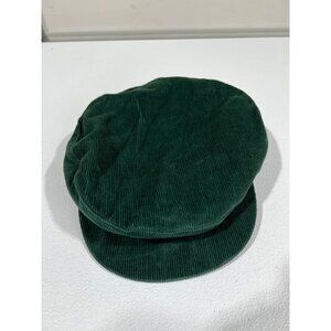 Re/Done Green Corduroy Hat